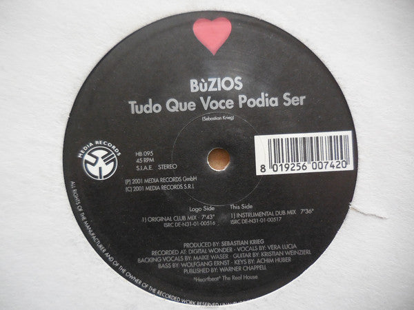 Búzios : Tudo Que Voce Podia Ser (12")