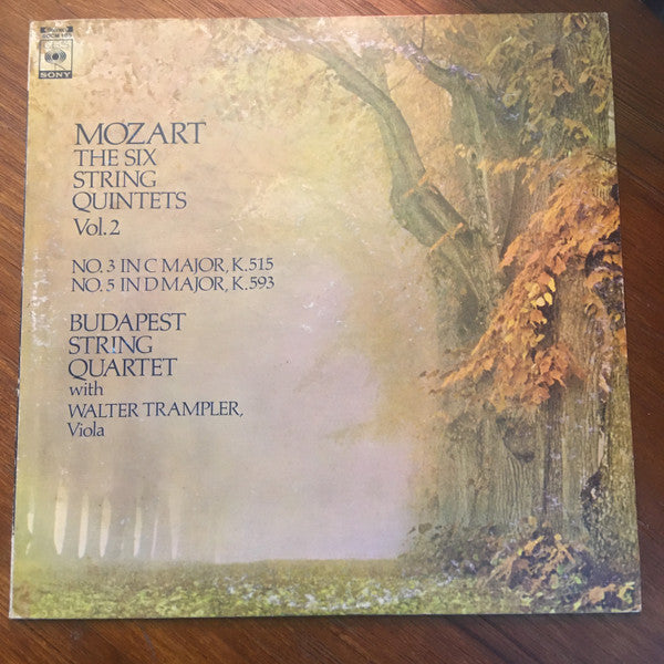 Wolfgang Amadeus Mozart - Budapest String Quartet : The 2 Quintets For String Quartet And Viola (LP)