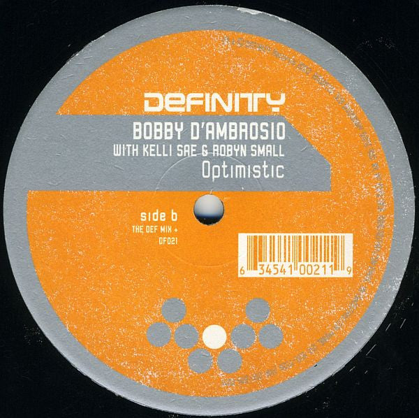 Bobby D'Ambrosio : Optimistic (12")