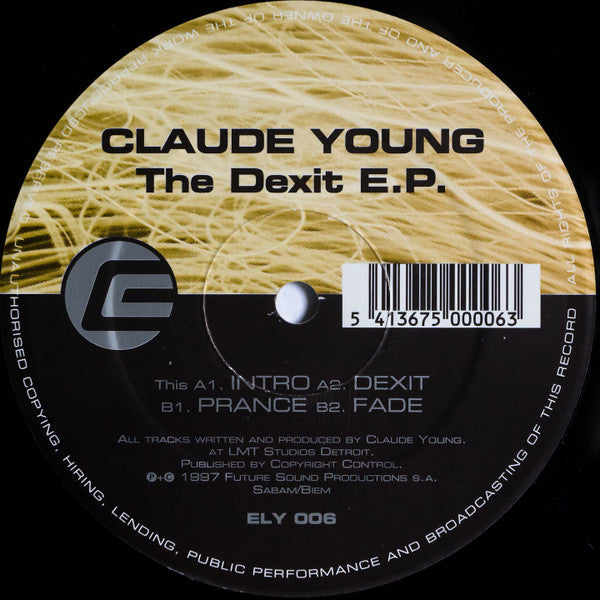 Claude Young : The Dexit E.P. (12", EP)