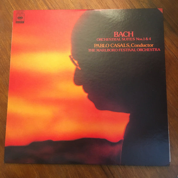 Johann Sebastian Bach, Pablo Casals, Marlboro Festival Orchestra : Orchestral Suites Nos. 1 & 4 (LP)