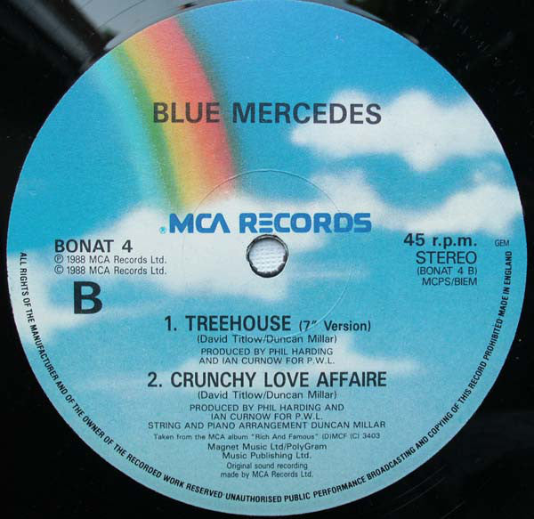 Blue Mercedes : Treehouse (12", Single)