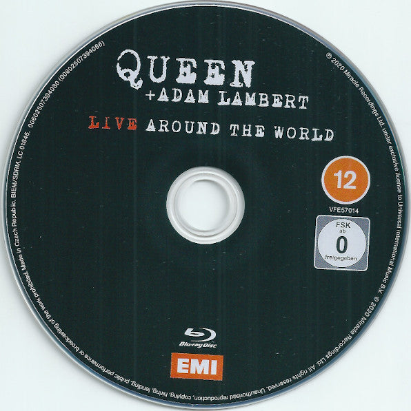 Queen + Adam Lambert : Live Around The World (CD, Album + Blu-ray, Album, Multichannel)