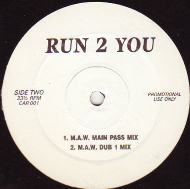 Dina Carroll : Run 2 You (12", Promo)