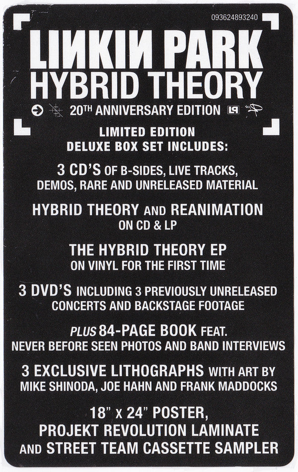 Linkin Park : Hybrid Theory (Box, Comp, Dlx, Ltd, 20t + LP, Album, RE, Gat + 2x)