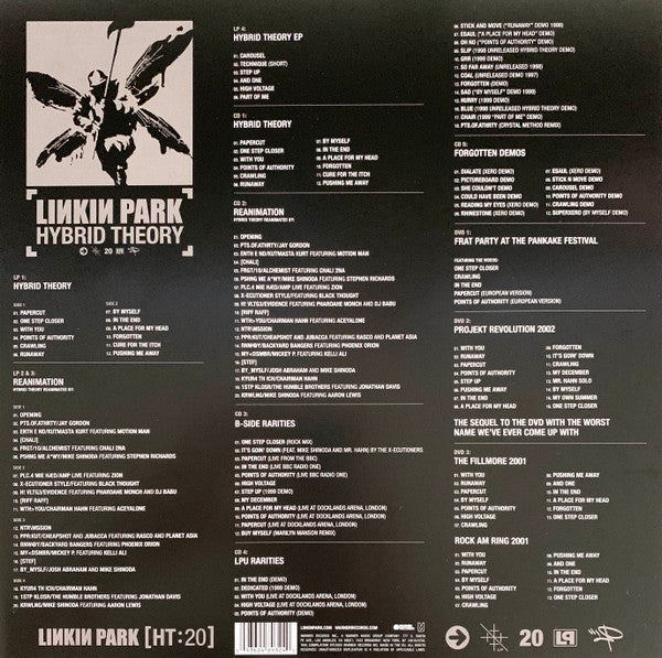 Linkin Park : Hybrid Theory (Box, Comp, Dlx, Ltd, 20t + LP, Album, RE, Gat + 2x)