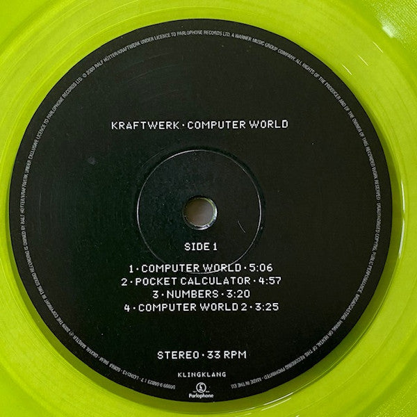 Kraftwerk : Computer World (LP, Album, Ltd, RE, RM, S/Edition, Yel)