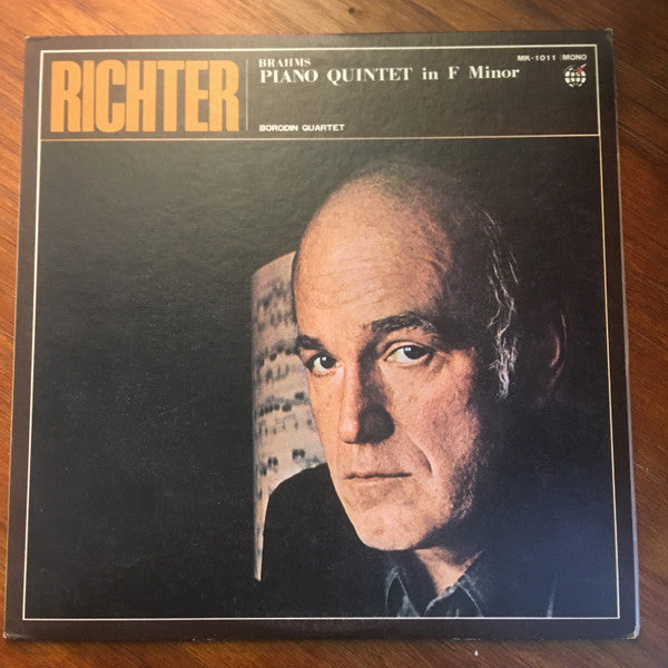 Sviatoslav Richter, Johannes Brahms, Borodin String Quartet : Piano Quintet In F Minor (LP, Album, Mono)