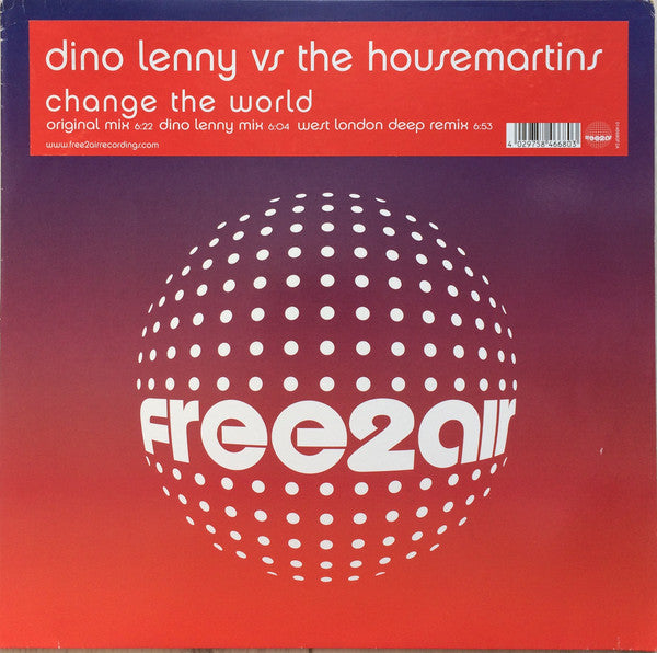 Dino Lenny vs. The Housemartins : Change The World (12", Single)