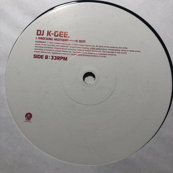 K-Gee : Upside Down (12")