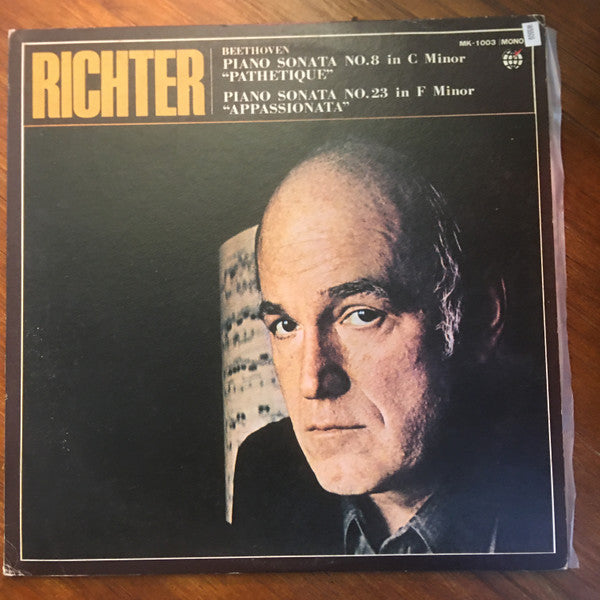 Sviatoslav Richter, Ludwig van Beethoven : Piano Sonata No.8 In C Minor "Pathétique" / Piano Sonata No.23 In F Minor "Appassionata" (LP, Mono)