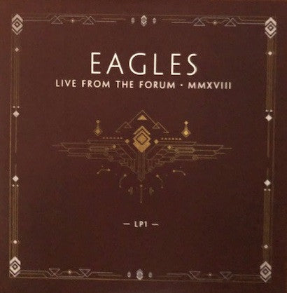 Eagles : Live From The Forum MMXVIII (4xLP, Album, 180)