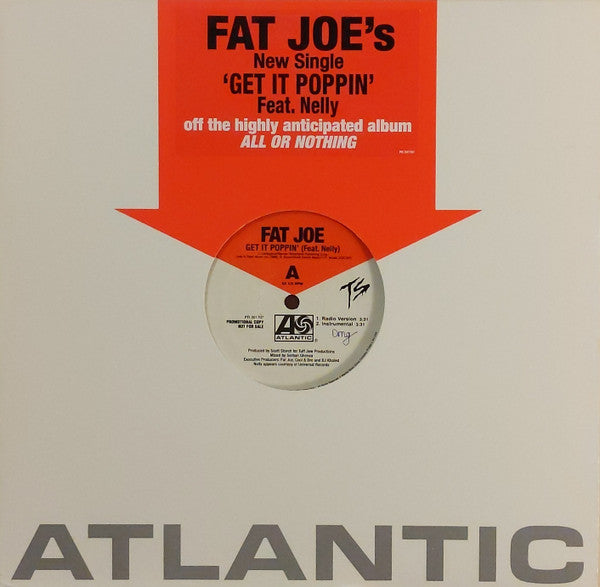 Fat Joe : Get It Poppin' (12", Promo)