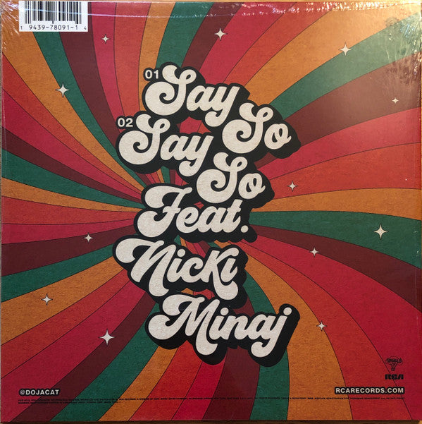 Doja Cat : Say So (12", Single, Cok)