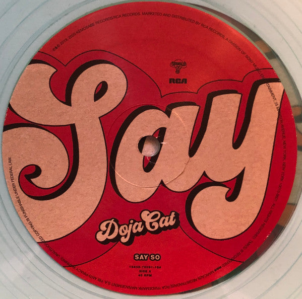 Doja Cat : Say So (12", Single, Cok)