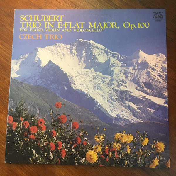 Franz Schubert - Czech Trio : Trio In E-Flat Major, Op.100 (LP, Album)