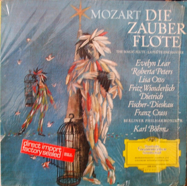 Wolfgang Amadeus Mozart - Berliner Philharmoniker, Karl Böhm : Die Zauberflöte (The Magic Flute) (La Flûte Enchantée) (LP, Album)