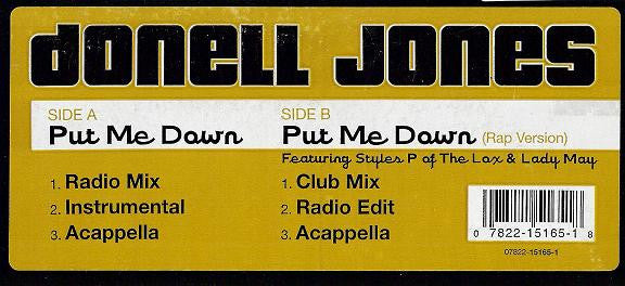 Donell Jones : Put Me Down (12")