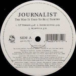 Journalist : The Way It Used To Be / Self Explanatory (12")