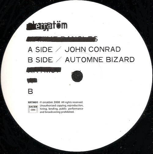 Maxime Dangles : John Conrad / Automne Bizard (12")