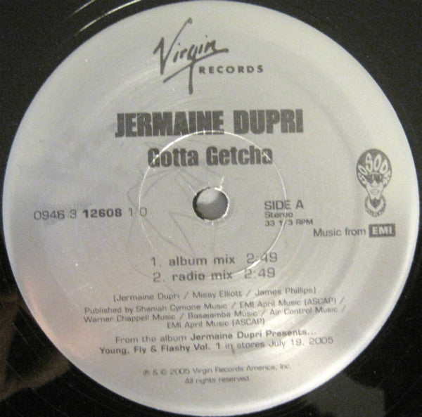 Jermaine Dupri : Gotta Getcha (12")