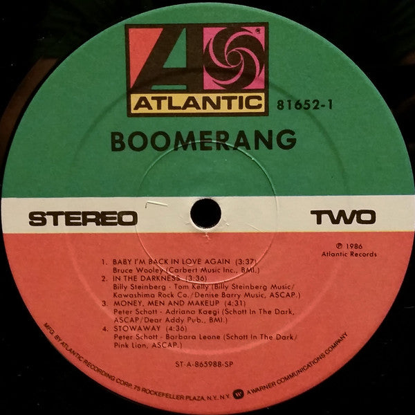 Boomerang (4) : Boomerang (LP, Album)