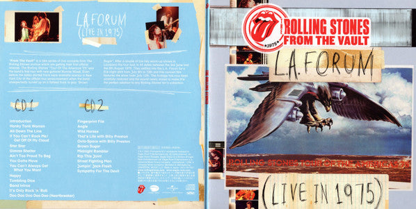 The Rolling Stones : L.A. Forum (Live In 1975) (2xCD, Album, SHM)