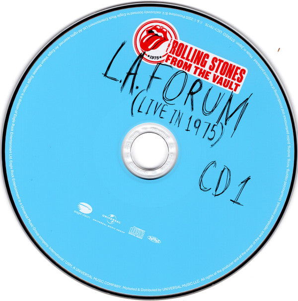 The Rolling Stones : L.A. Forum (Live In 1975) (2xCD, Album, SHM)