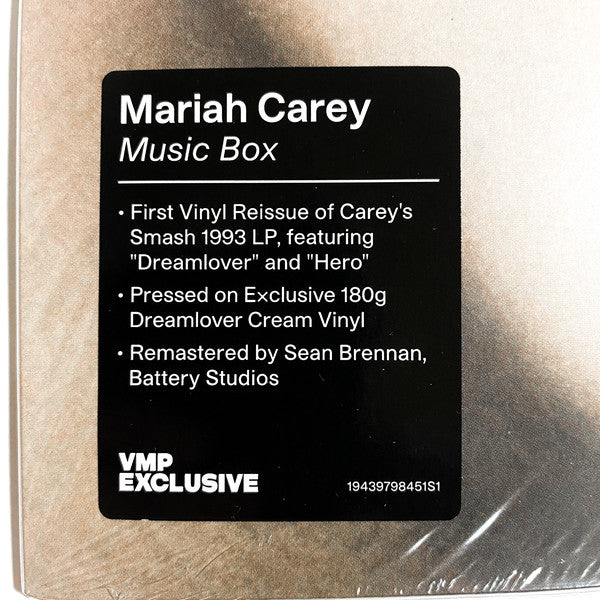 Mariah Carey : Music Box (LP, Album, Club, Num, RE, RM, Cre)