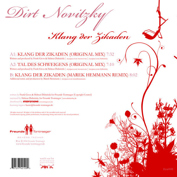 Dirt Novitzky : Klang Der Zikaden (12", EP)