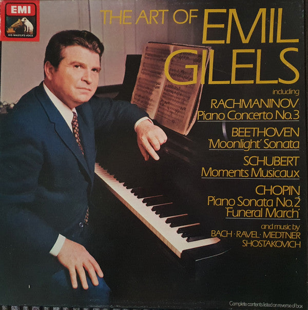 Emil Gilels : The Art Of Emil Gilels (3xLP, Comp + Box)