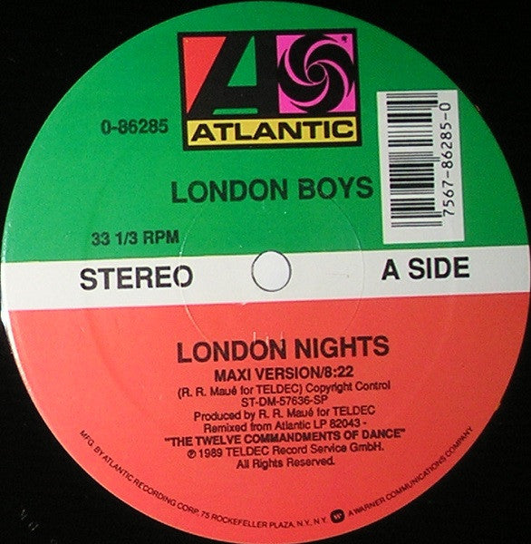 London Boys : London Nights (12")