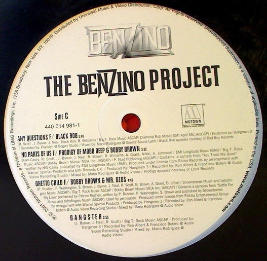 Benzino : The Benzino Project (2xLP, Album)