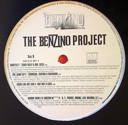 Benzino : The Benzino Project (2xLP, Album)