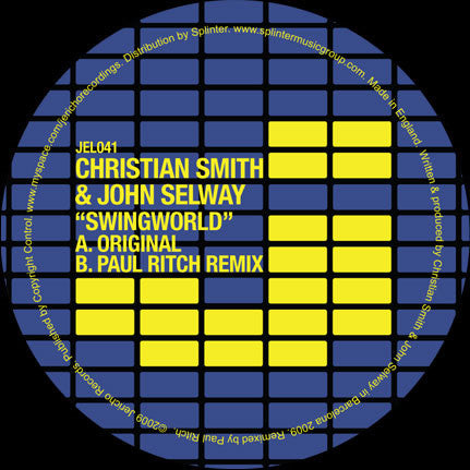 Christian Smith & John Selway : Swingworld (12")