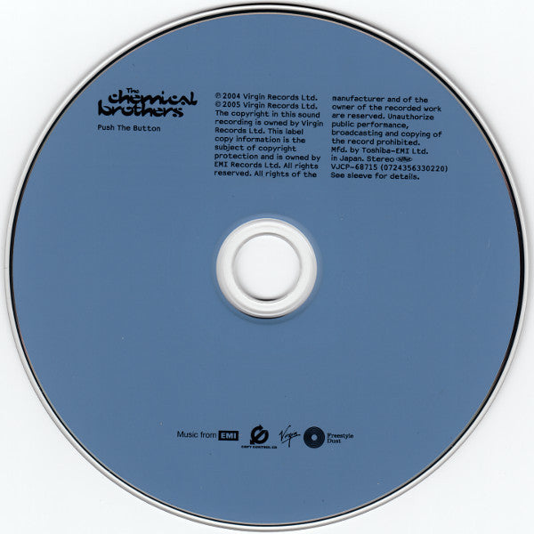 The Chemical Brothers : Push The Button (CD, Album, Copy Prot.)