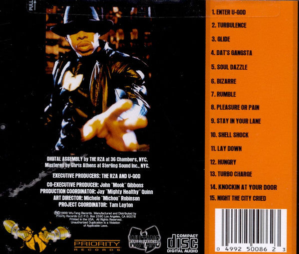 U-God : Golden Arms Redemption (CD, Album)