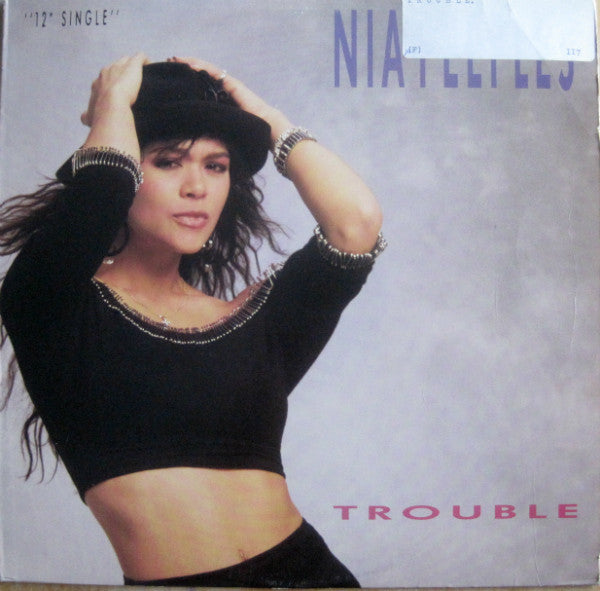 Nia Peeples : Trouble (12", Single, 49)