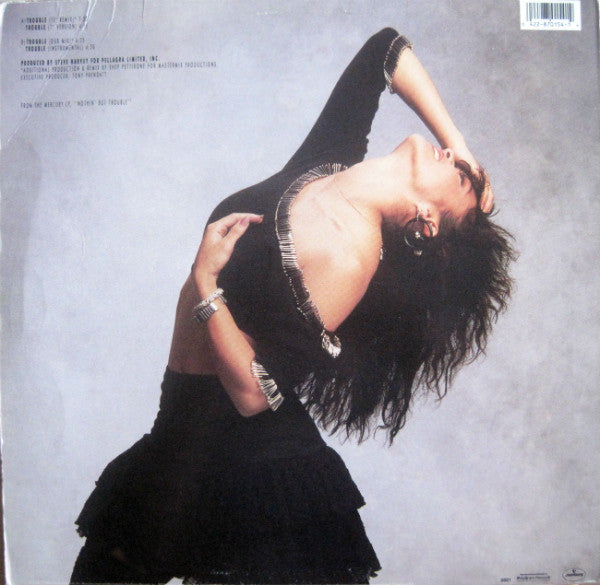 Nia Peeples : Trouble (12", Single, 49)