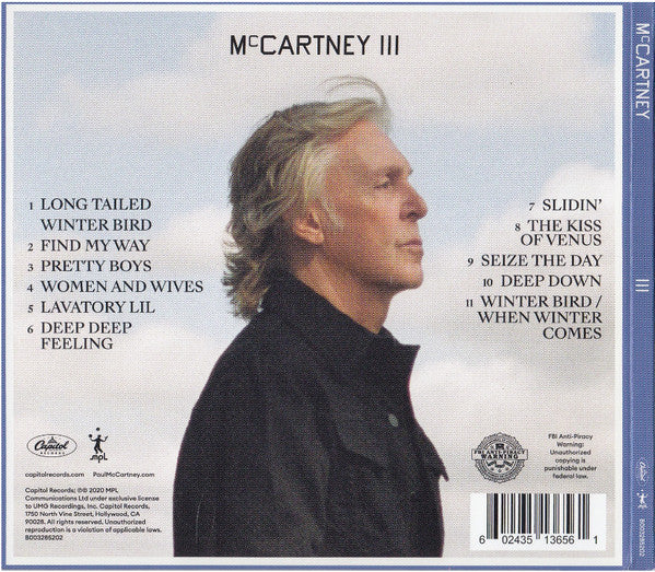 Paul McCartney : McCartney III (CD, Album, Car)