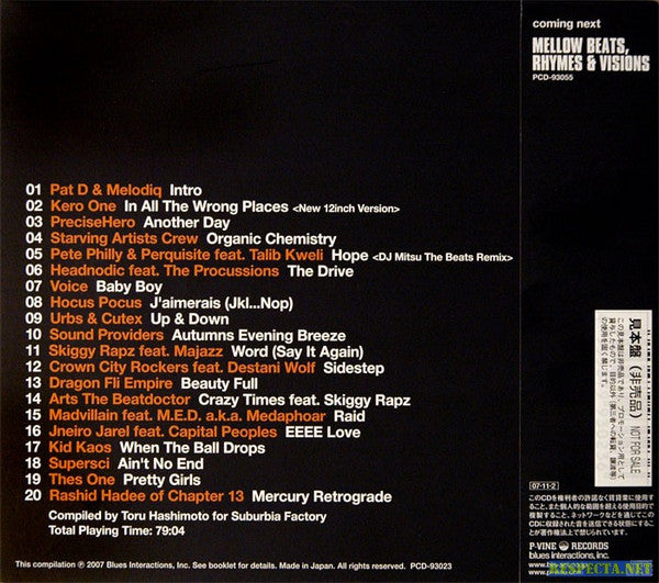 Various : Mellow Beats, Rhymes & Vibes (CD, Comp)