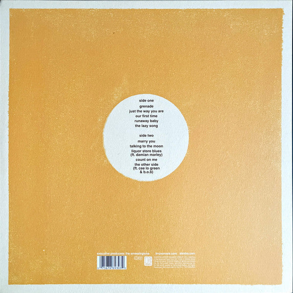 Bruno Mars : Doo-Wops & Hooligans (LP, Album, Ltd, Yel)