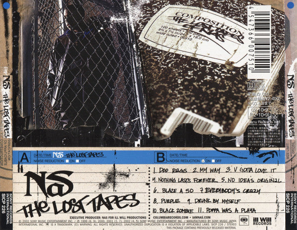 Nas : The Lost Tapes (CD, Comp)