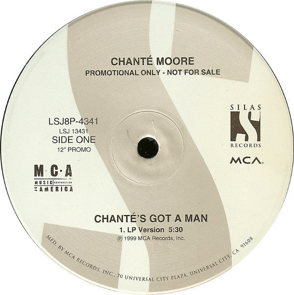 Chanté Moore : Chante's Got A Man (12", Promo)