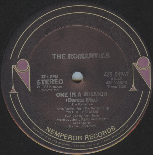 The Romantics : One In A Million (12")