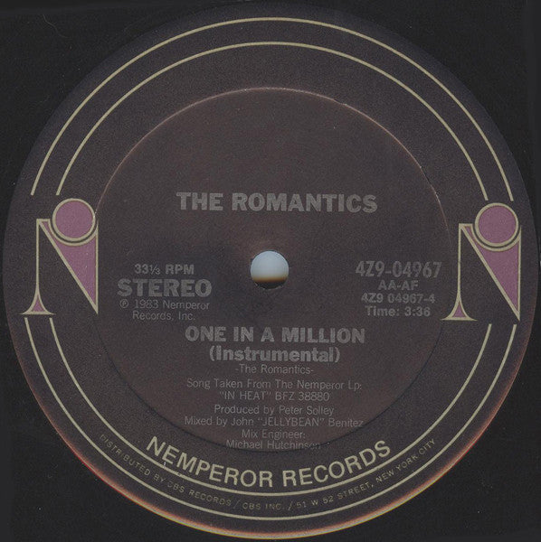 The Romantics : One In A Million (12")