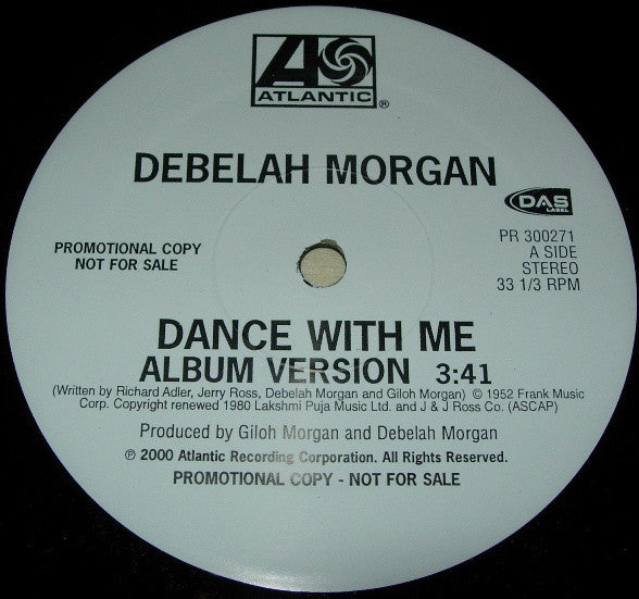 Debelah Morgan : Dance With Me (12", Promo)