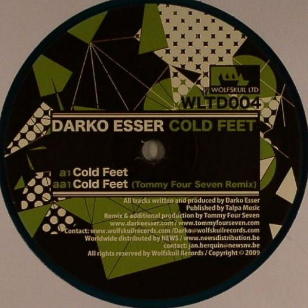 Darko Esser : Cold Feet (12", Ltd, Gre)