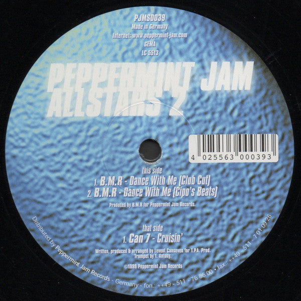 BMR / Can 7 : Peppermint Jam Allstars 2 (12")