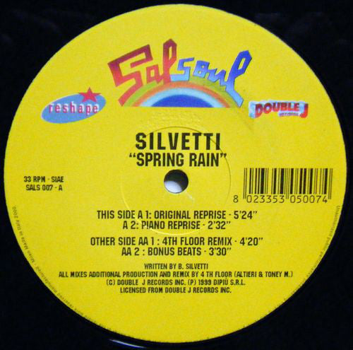 Bebu Silvetti : Spring Rain (12")